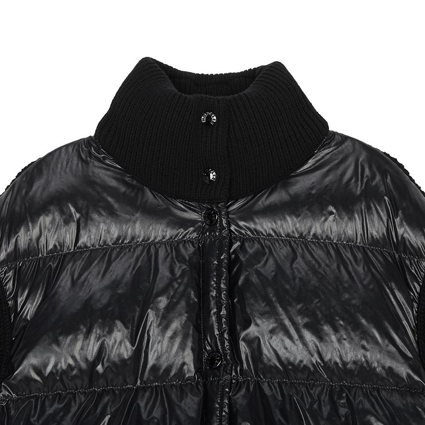 Moncler Women’s Padded Knit Cardigan Black