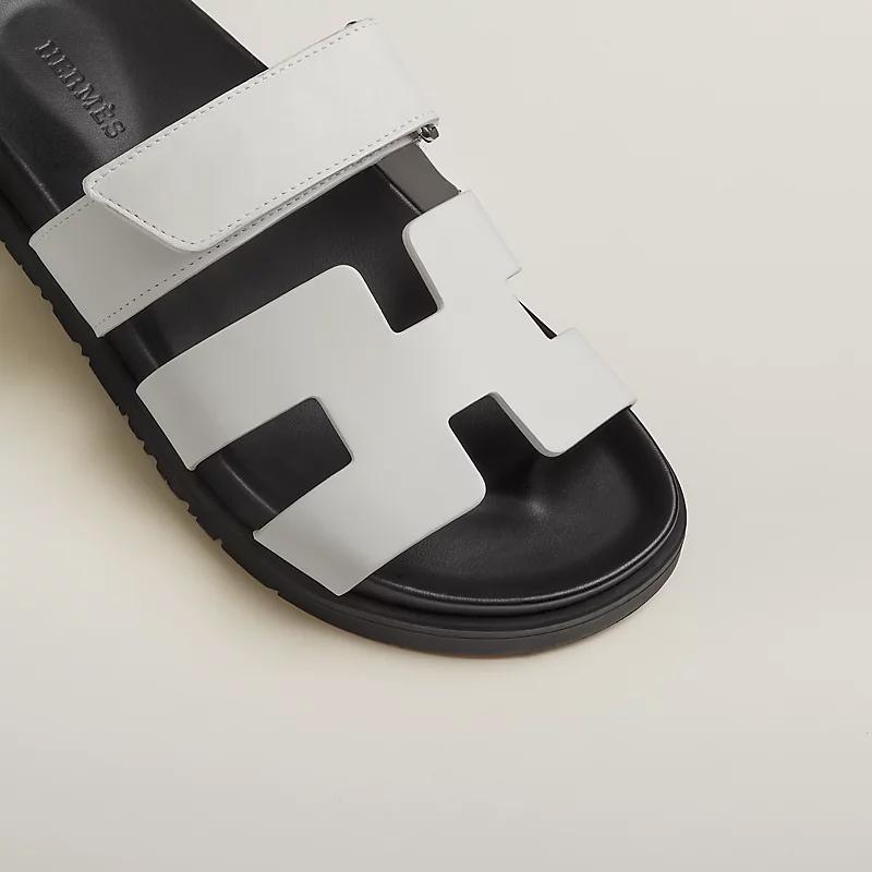HERMES Chypre Sandals Classic White Women’s Sandals