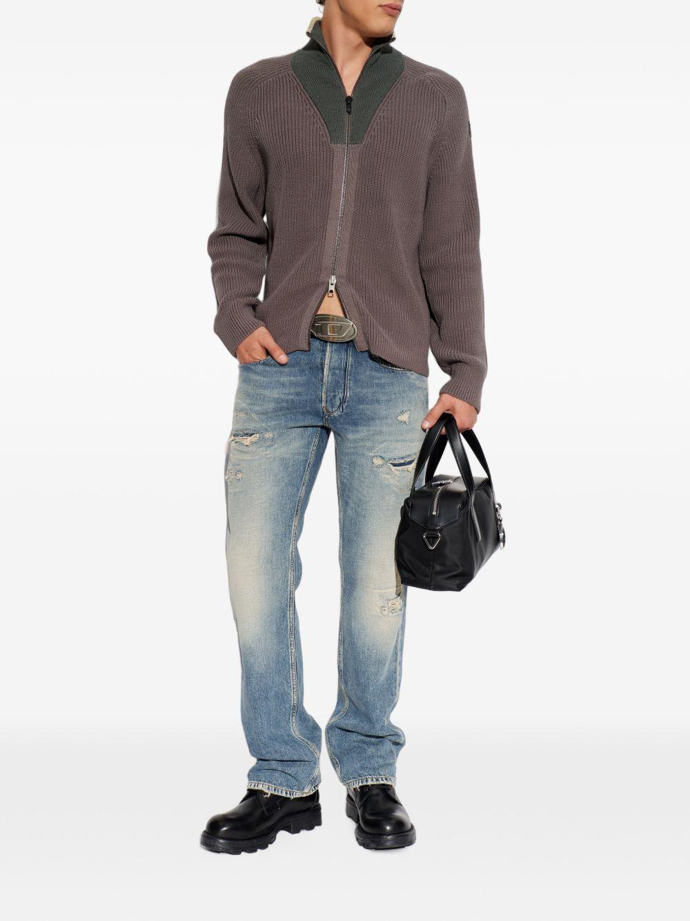 DIESEL Blue Denim Straight-Leg Jeans Men’s Pants