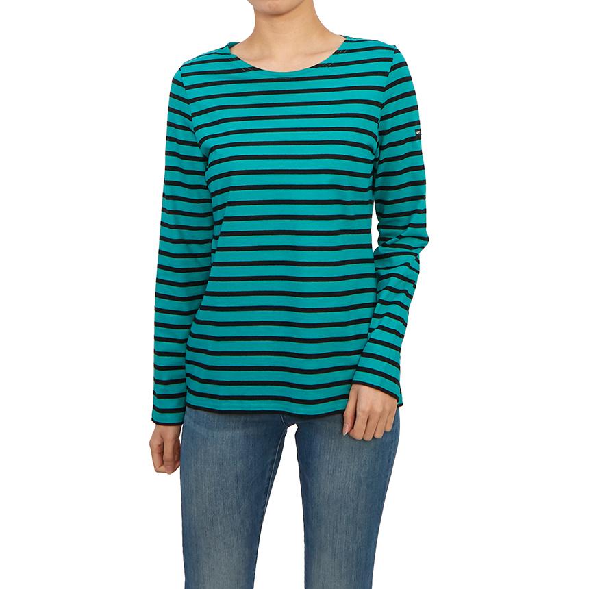 Saint James Minquiers Women’s Long Sleeve T-Shirt Absinthe Noir