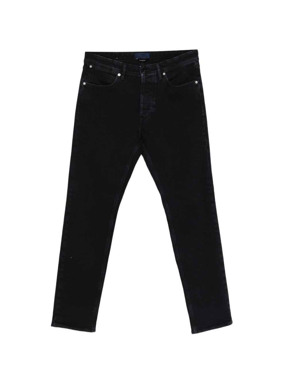 STONE ISLAND Black Wool Blend Suit Pants