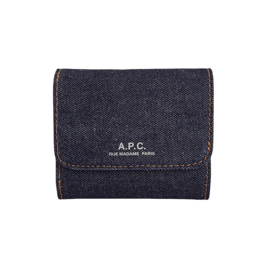 A.P.C. Unisex Denim Standard Bifold Wallet H63650 IAI