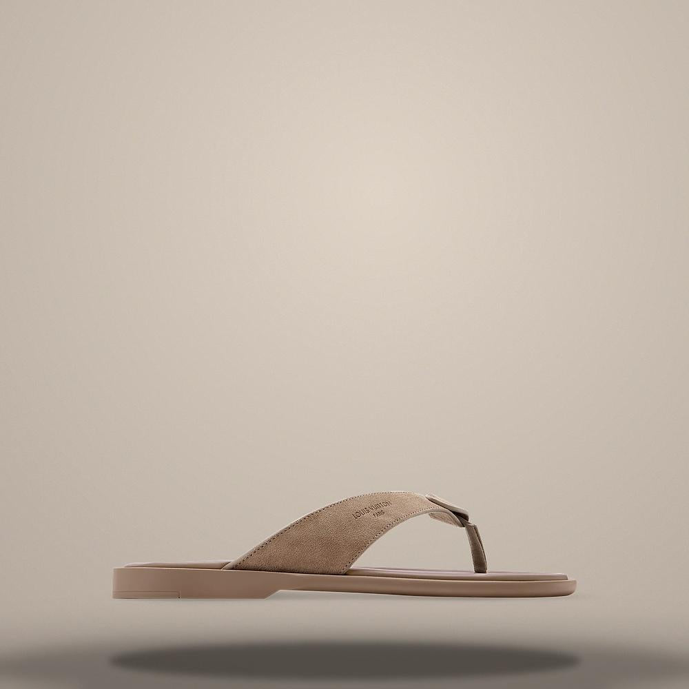 Louis Vuitton Men's Sunset Strap Sandals Taupe Brown 1AKB4Y