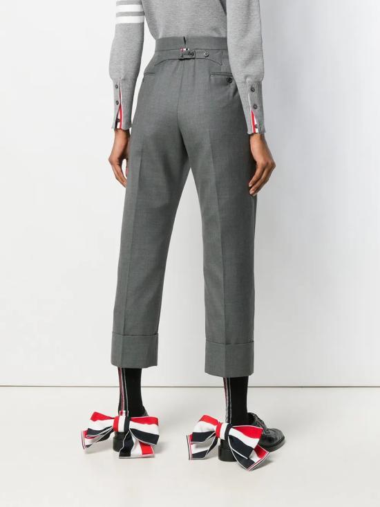 THOM BROWNE Classic Twill Wool Backstrap Pants fo FTC337A 00626 035 MED GRAY DOM