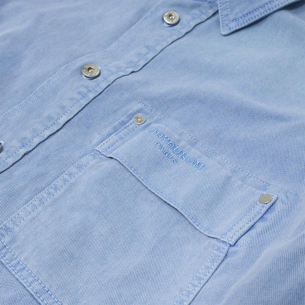 WOOYOUNGMI Back Logo Short Sleeve Shirt for Men
