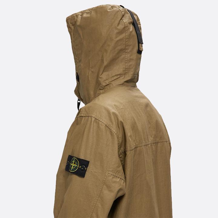 STONE ISLAND Double Cotton Ripstop Jacket Military Gree L1S154100012 S0299 V005G