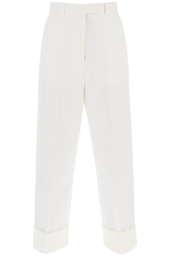 THOM BROWNE Straight Classic Pants Navy Women’s