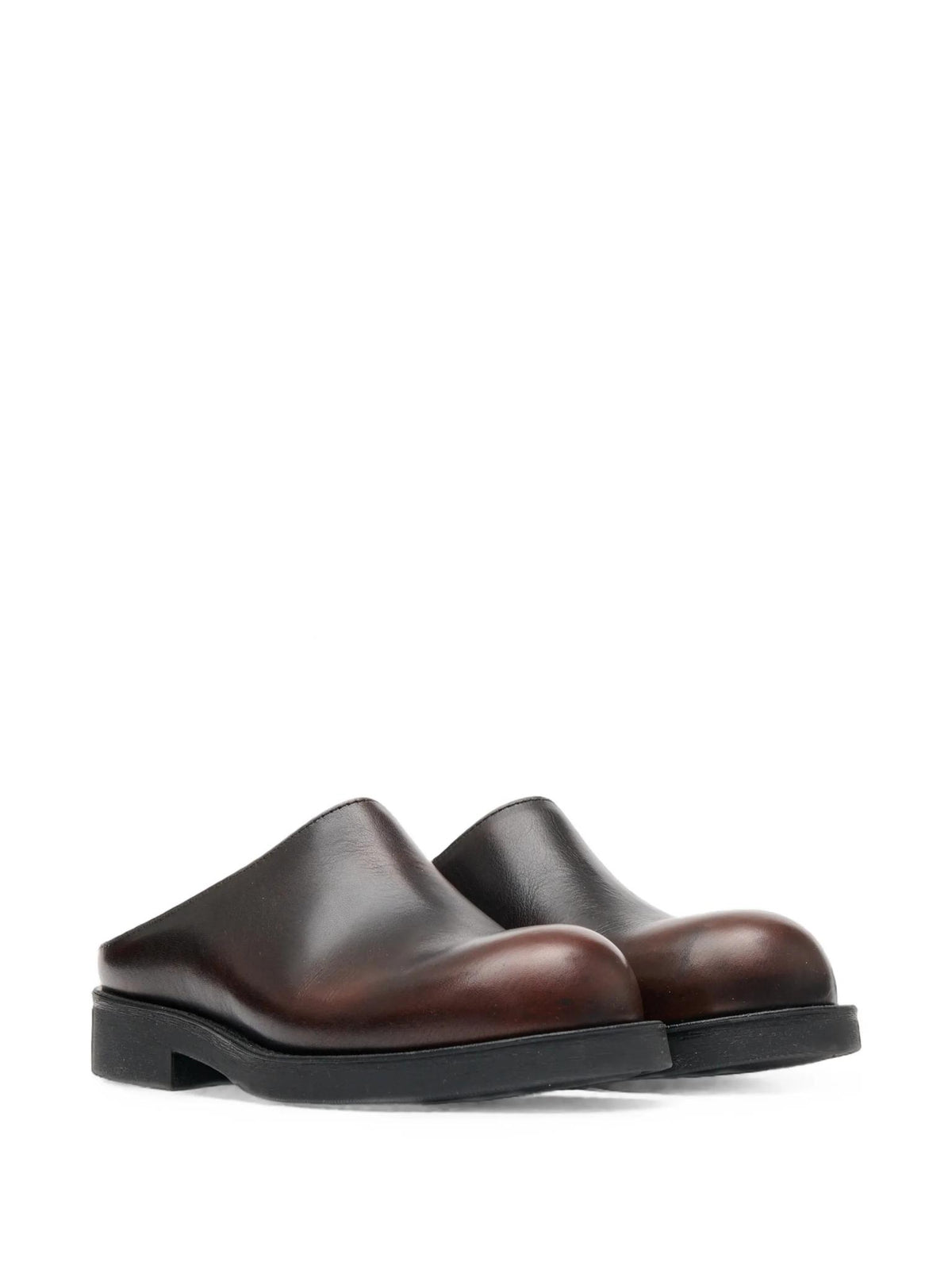 Maison Margiela Leather Mules Slip-On Slippers Women’s Black