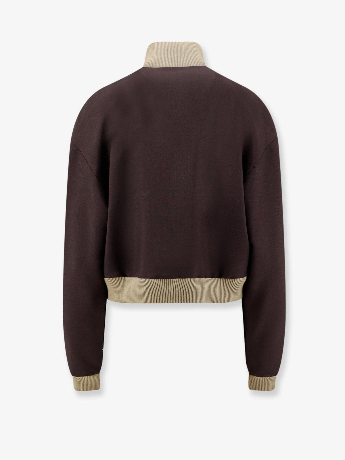 Miu Miu Wool Blend Tailored Jacket Beige