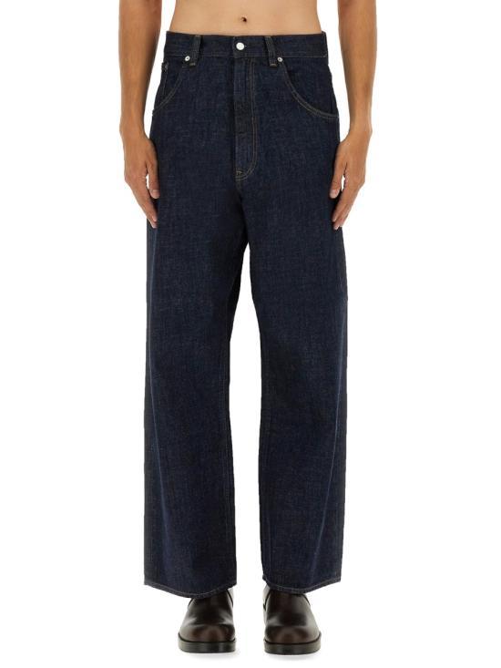 SUNFLOWER Simple Rinse Blue Denim Jeans Men