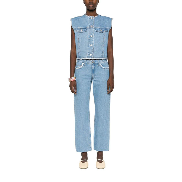 A.P.C. Women’s Relaxed Raw Edge Denim Jeans