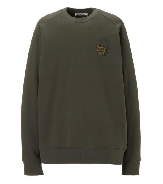 Onitsuka Tiger Long Sleeve Sweatshirt for Men 2183B537 020 GREY DARK DOM