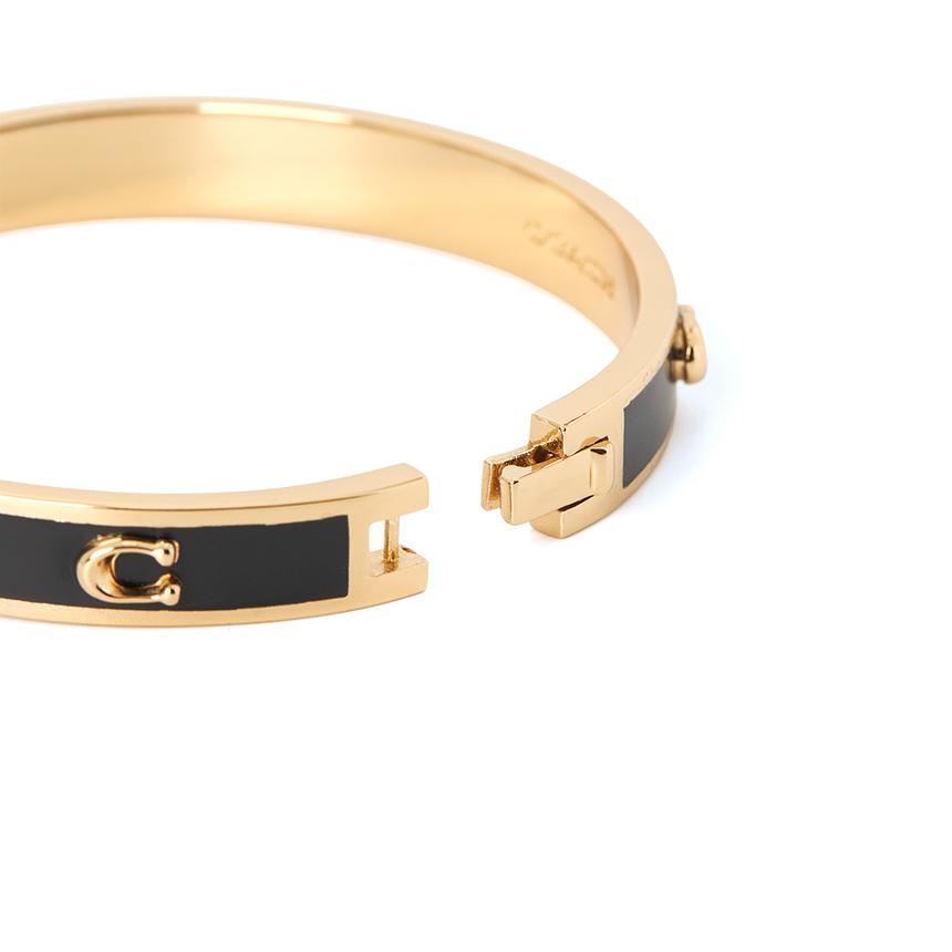 Coach Signature Women’s Bangle Bracelet 422719 GLD 001