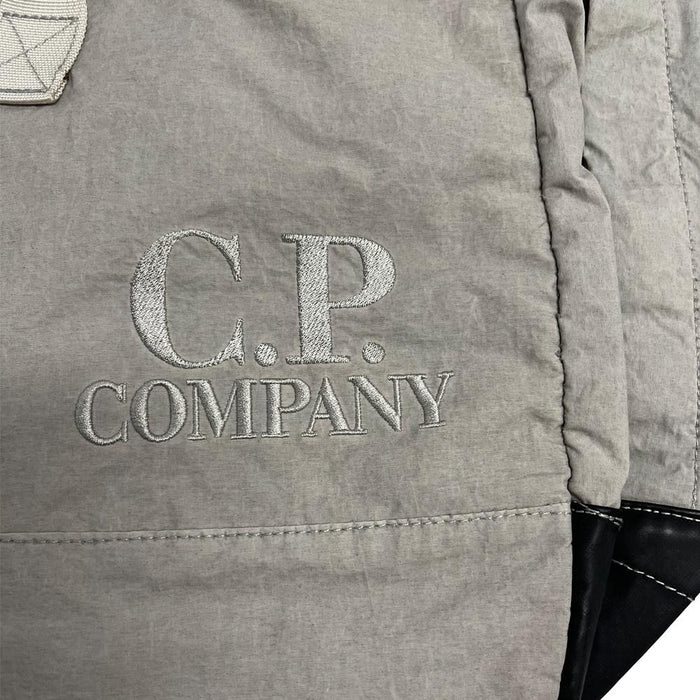 CP Company Logo Embroidered Gray Backpack 19CMAC121A 110188G 331