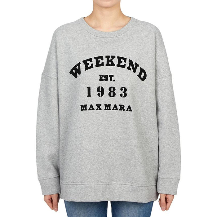 Max Mara fleece-lined teddy bear graphic sweatshirt