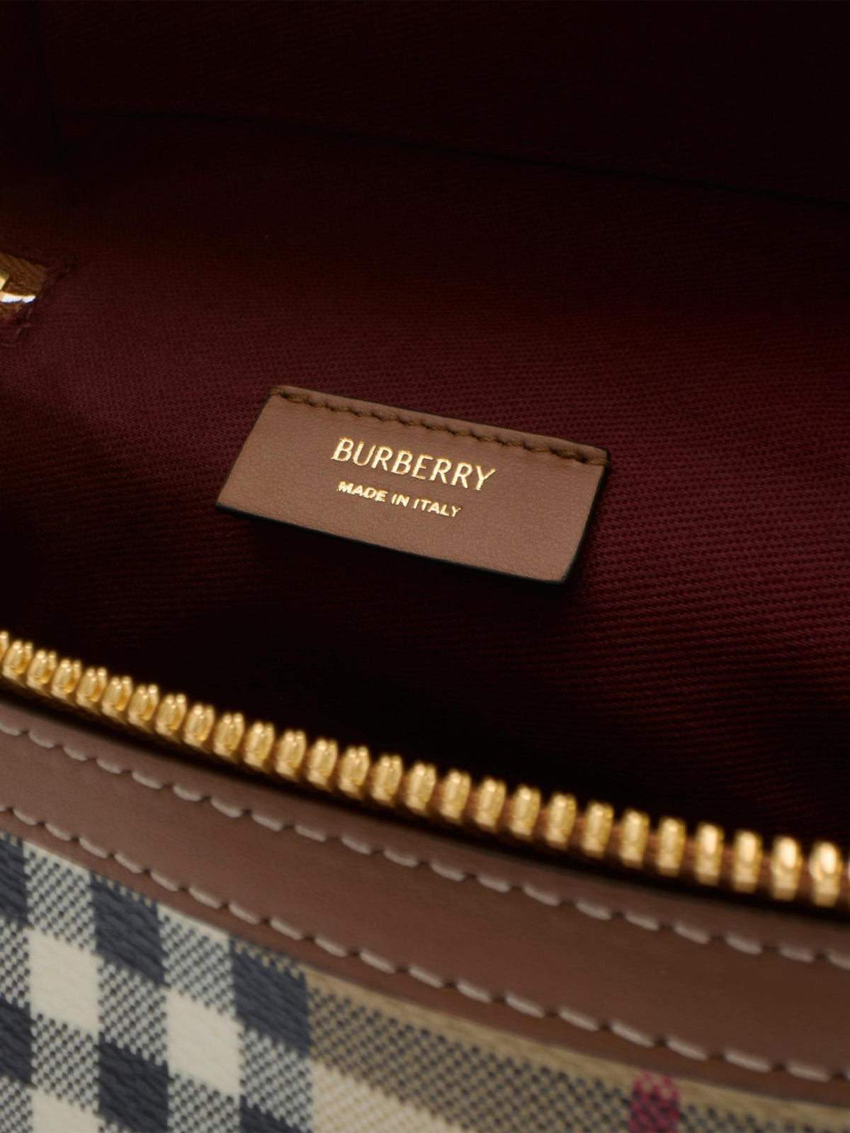 BURBERRY Leather Crossbody Bag Black