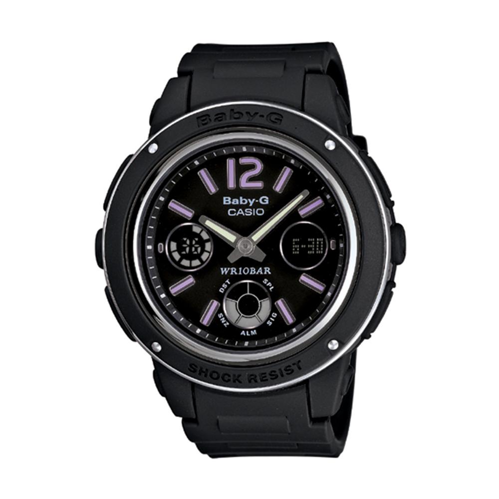 G Shock Black Lavender Resin Jelly Watch Women’s Baby-G BGA 150 1B