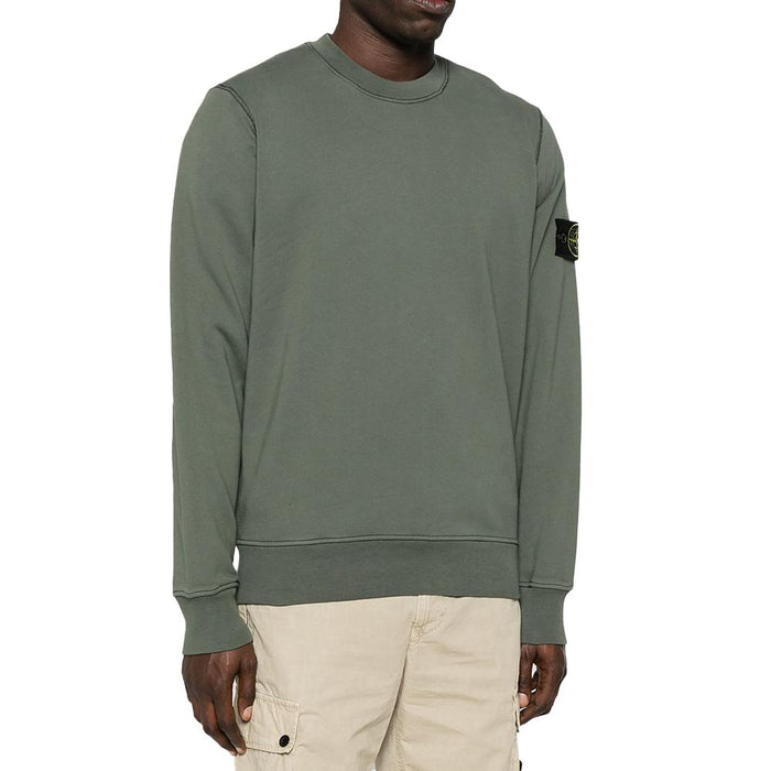 STONE ISLAND Men’s Cotton Fleece Regular Fit Sweatshirt