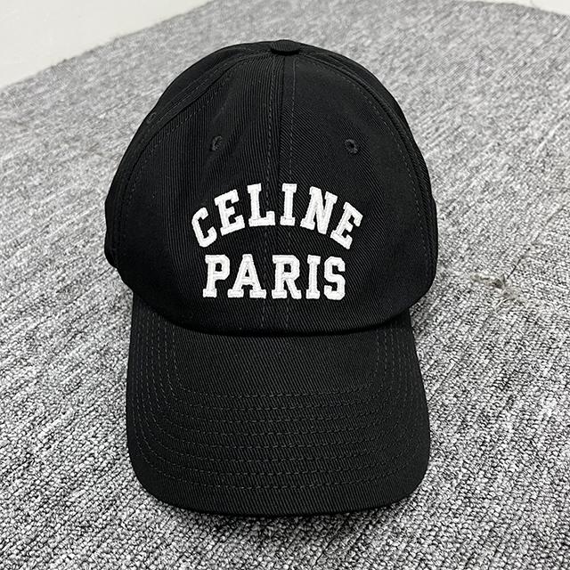 CELINE Triomphe Ricolieu Baseball Cap Navy