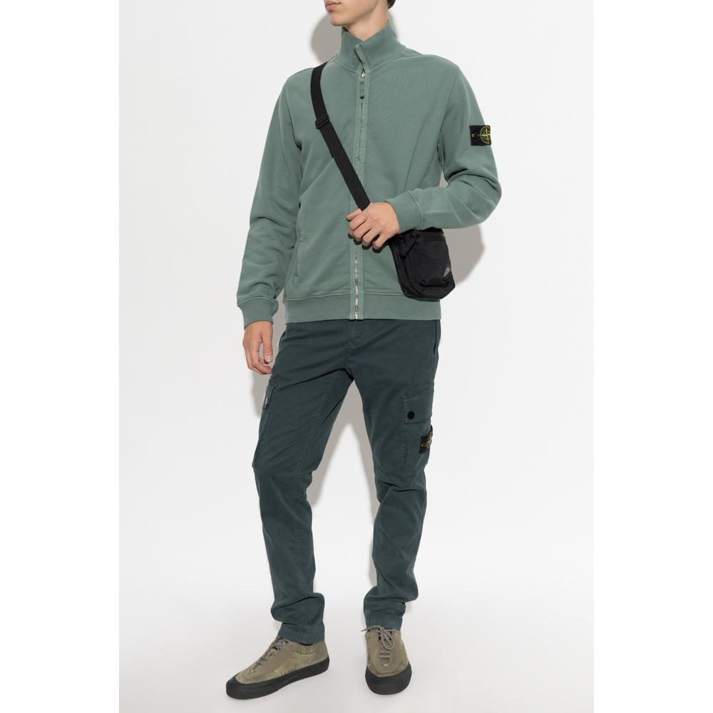STONE ISLAND Organic Cotton Fleece Men’s Track Jacket V005T