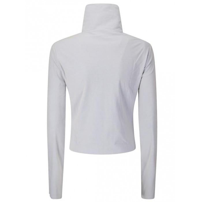 OUR LEGACY Slim Zip Long Sleeve Hoodie Solaro Blue Micro Rib W2256 SSB