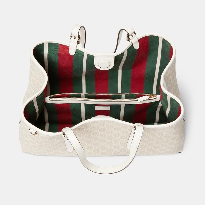 GUCCI GG Emblem Medium Tote Shoulder Bag 815213 FAD6L 9641