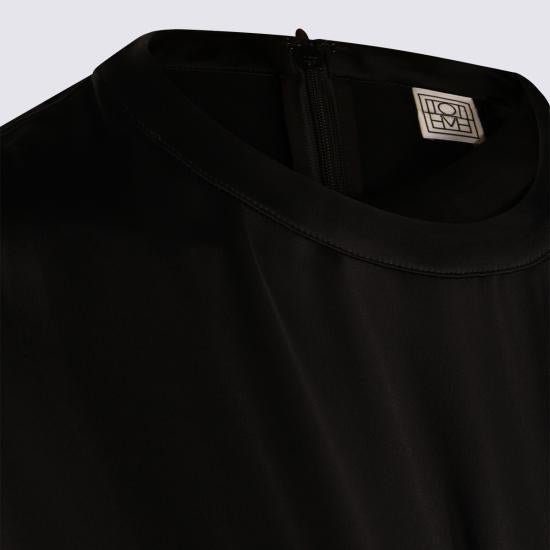 Toteme Black Midi Dress 261WRD 0330 FB0546