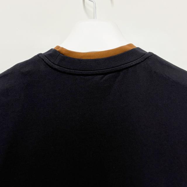 Moncler Logo Layered Double Crewneck Short Sleeve T-Shirt 8C00015 89AYY 742