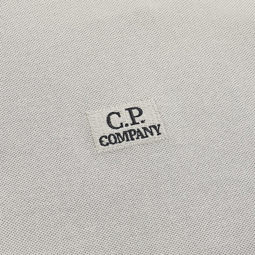 CP Company Men’s Stretch Pique Polo Shirt Gray