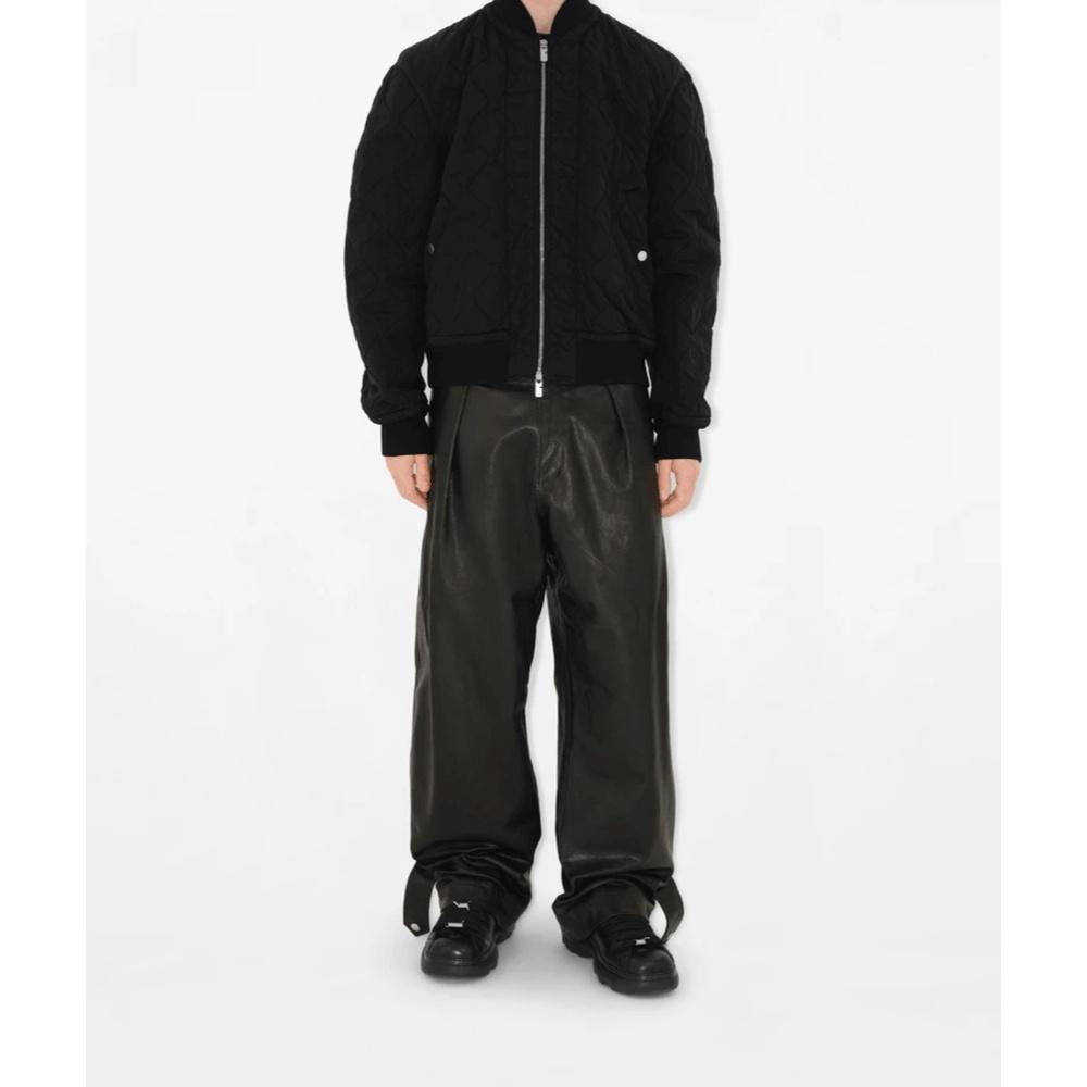 BURBERRY Quilted Nylon Men's Bomber Jacket