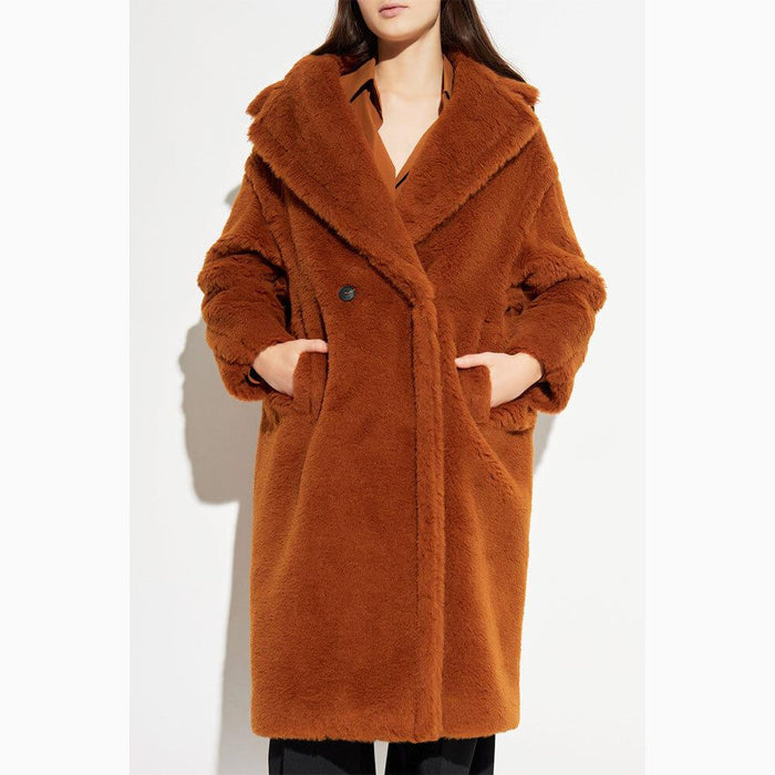 Max Mara Teddy Bear Wool Blend Coat Women 21016052600 011
