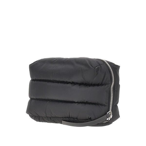 Moncler Black Nylon Zip Pouch