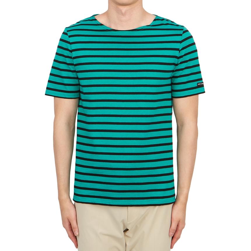 Saint James Levant Short Sleeve T-Shirt Unisex Absinthe Noir