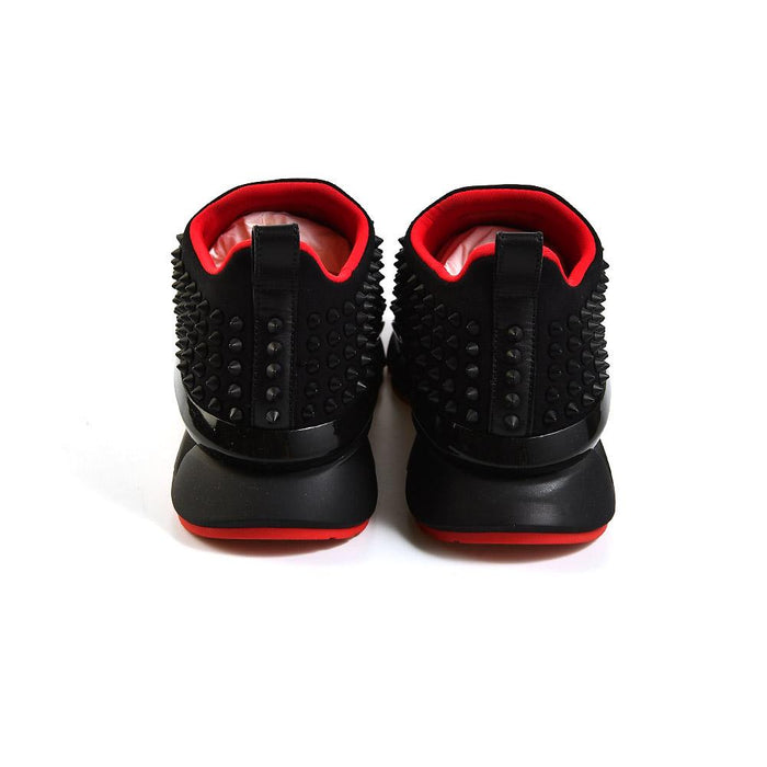 Christian Louboutin Spike Sock Sneakers Black Low-Top