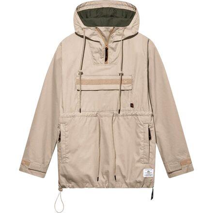 ALPHA INDUSTRIES Vintage Khaki Cotton Hoodie Sweatshirt Women’s UJC53000 C1