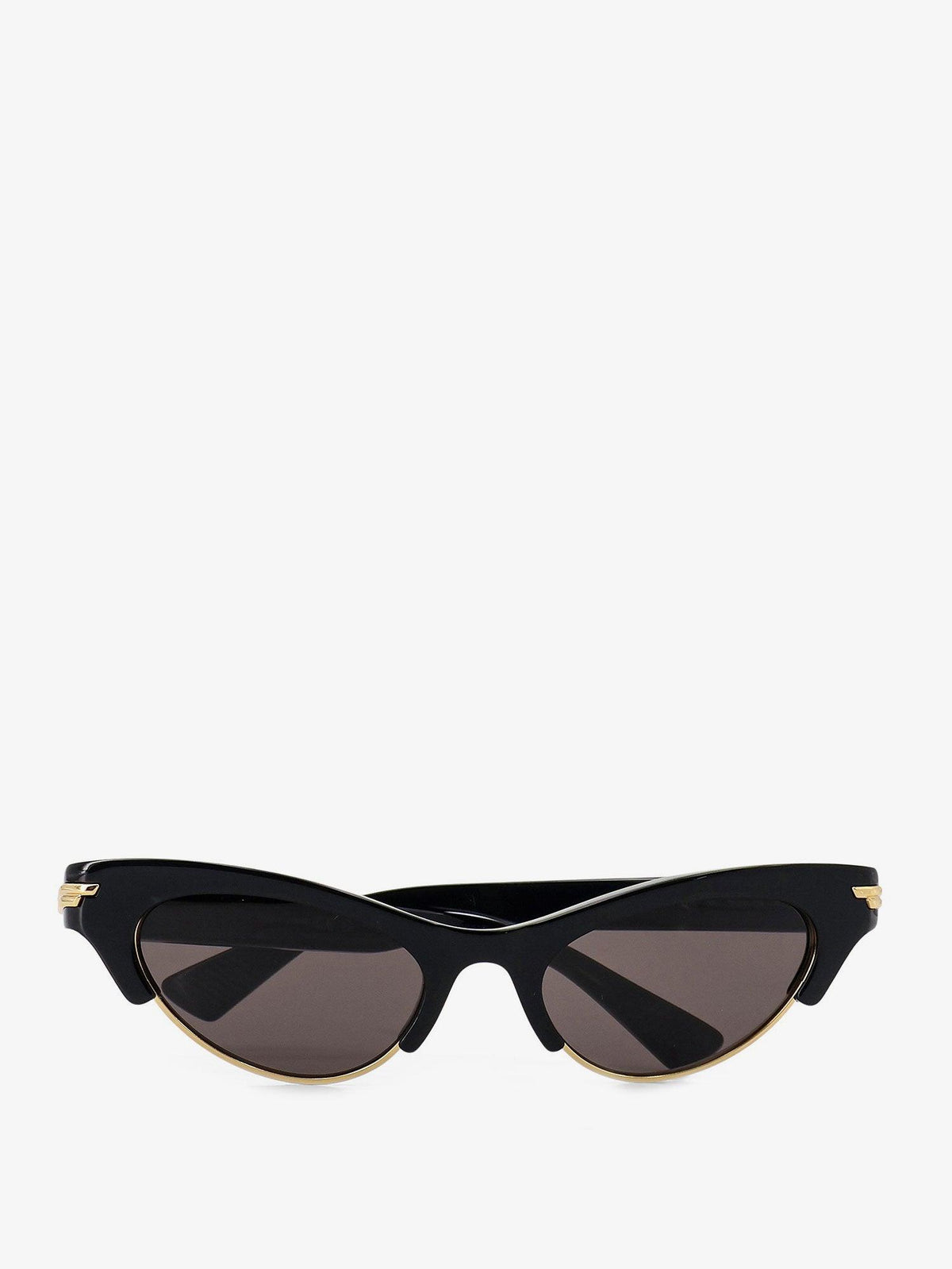 Bottega Veneta Black Acetate Square Sunglasses