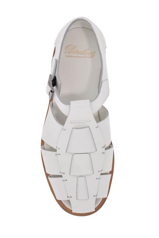 PARABOOT White Leather Sandals/Slippers