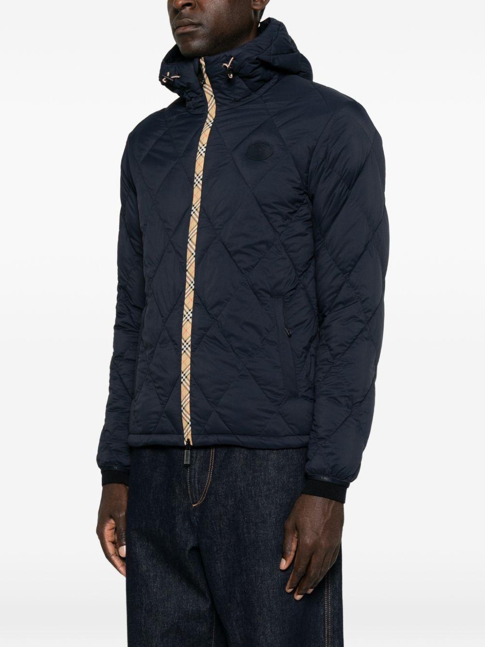 BURBERRY Black Down Puffer Jacket for Men
