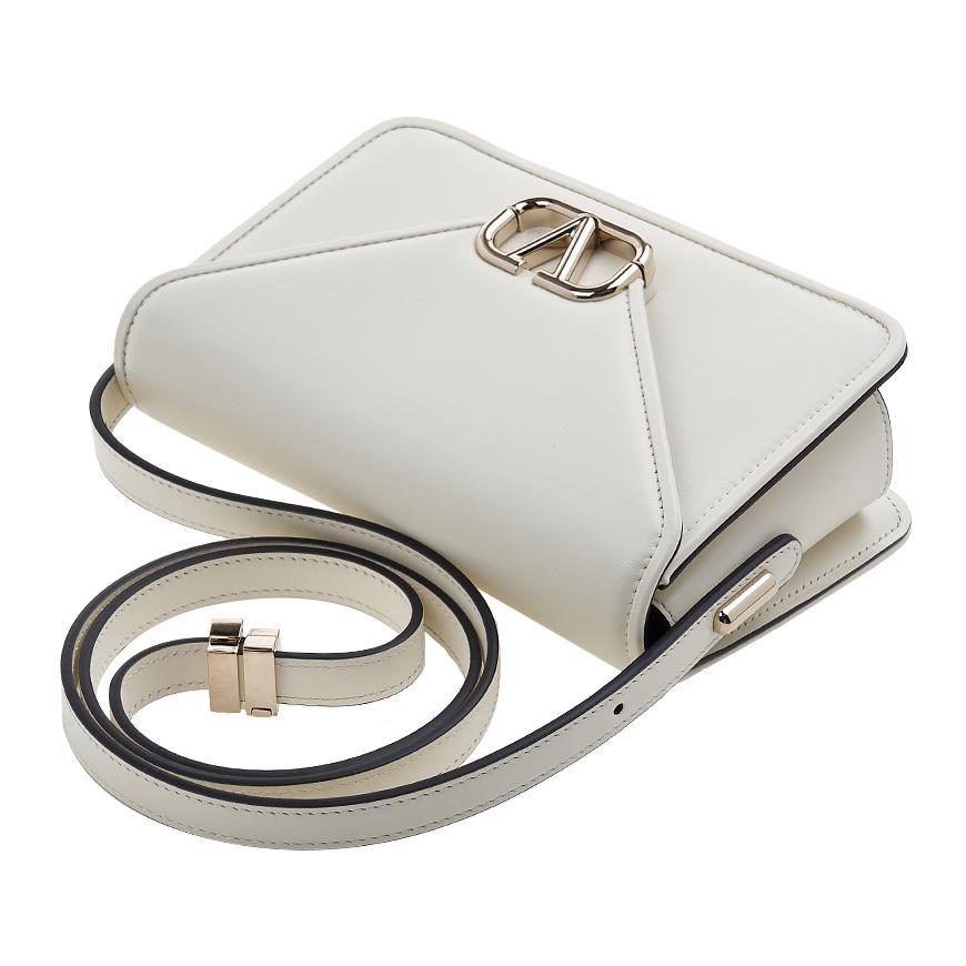 VALENTINO Garavani V Logo Leather Shoulder Bag for Women