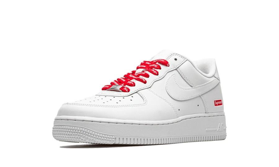 Nike x Supreme Air Force 1 Low White Men's Sneakers CU9225 100