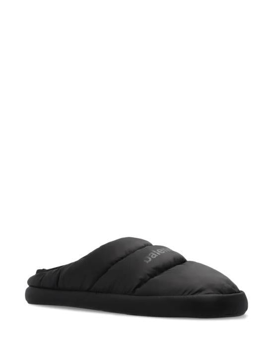 BALENCIAGA Black Mule Slippers Sandals 814170 W11R 0100