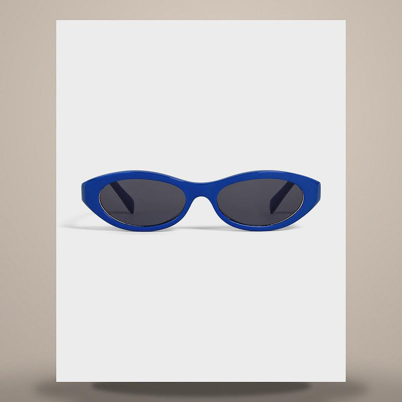 CELINE Triomphe Mini 02 Royal Blue Acetate Sunglasses 4S353CPLB00EB
