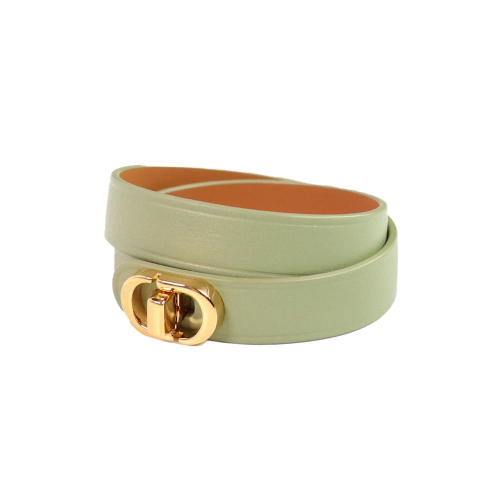 DIOR Montaigne Double Bracelet Women Gold-Tone Metal Jewelry