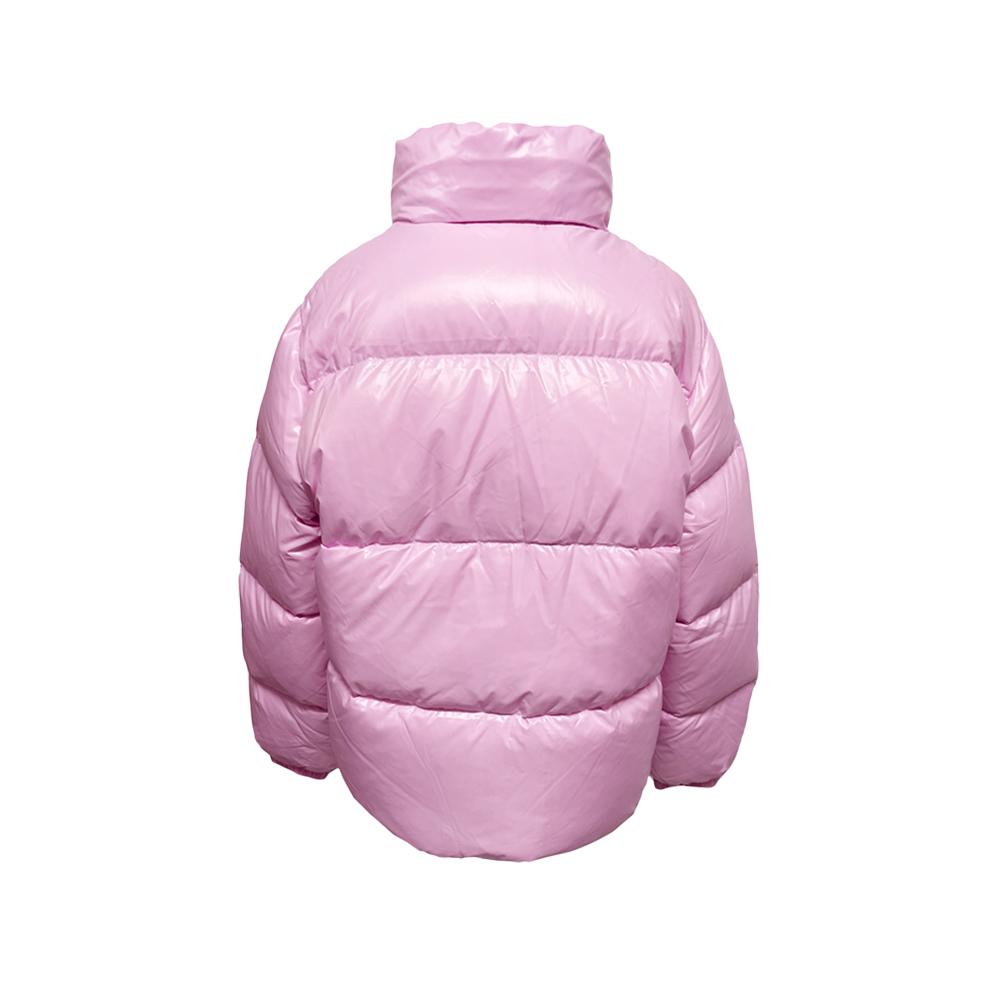 Duvetica DIMA D Logo Patch Puffer Jacket Rosachiaro Pink VDDJ11546K0001 PKL