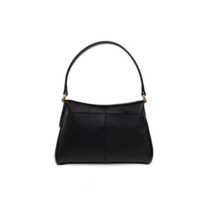 BALENCIAGA Rodeo Nano Chain Shoulder Bag Black Leather