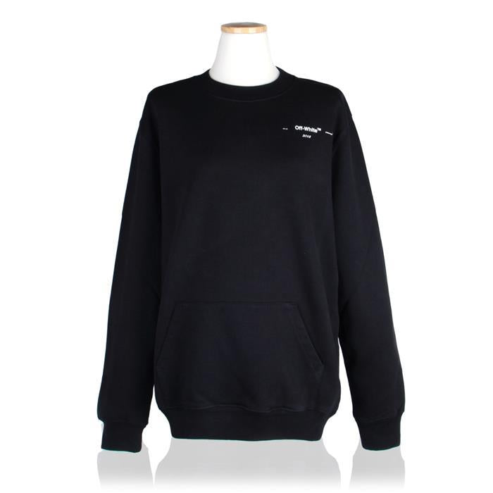 OFF WHITE Logo Crewneck Sweatshirt for Women OWBA055R200030391001