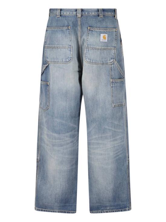 CARHARTT WIP Blue Worn Used Wash Denim Jeans Men’s