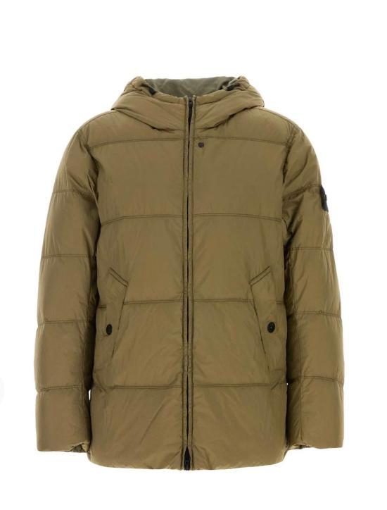 STONE ISLAND Crinkle Reps NY Puffer Jacke 4100037 S0A23 V005G MILITARY GREEN DOM