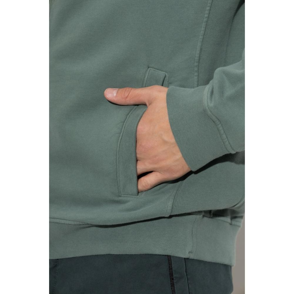 STONE ISLAND Organic Cotton Fleece Men’s Track Jacket V005T