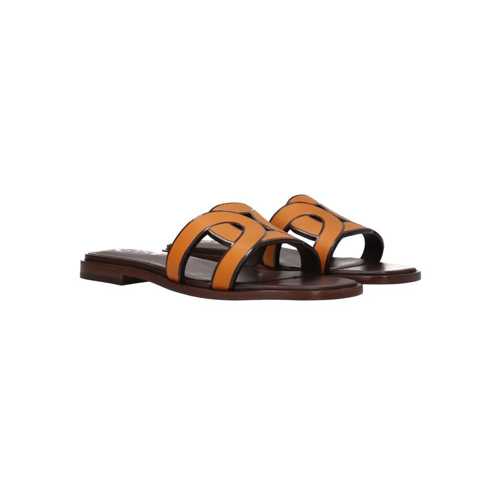 Tods Catena Chain Flat Sandals XXW70K0GU70 MID G622